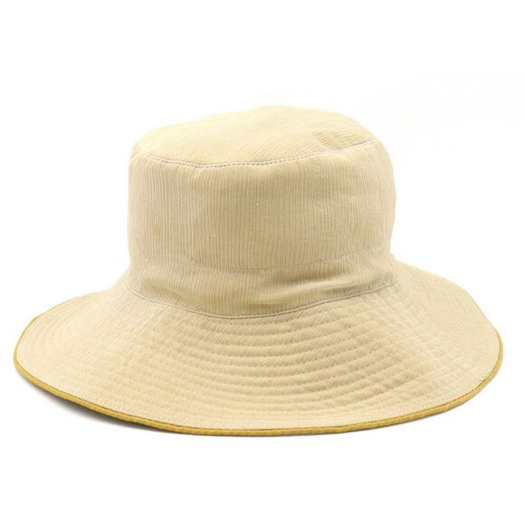 Hermes Silk Bucket Hat Beige - Picture 1 of 6